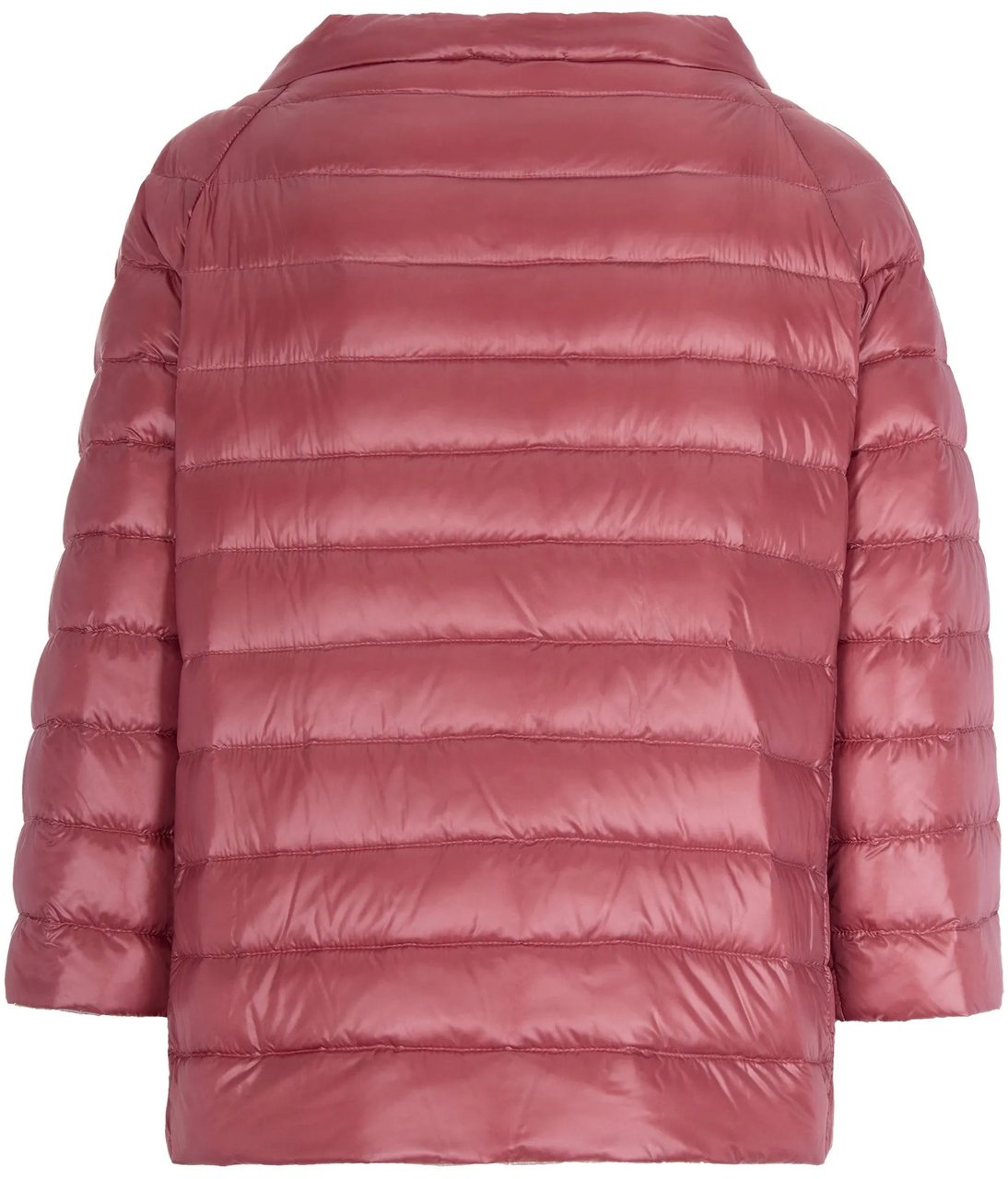 Herno Neutral Piumino Short Puffer Polyamide Jacket Maroon