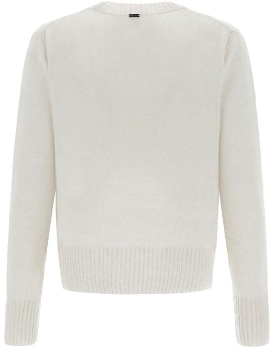 Herno Herno White Cashmere Sweater Wit