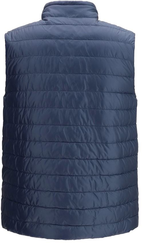Herno White Polyamide Sleeveless Jacket Wit