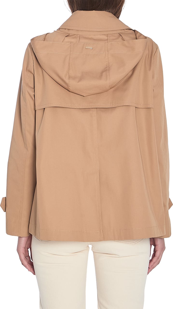 Herno Short trench coat Beige