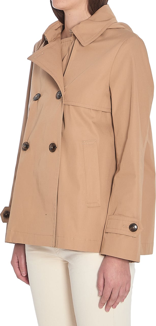 Herno Short trench coat Beige