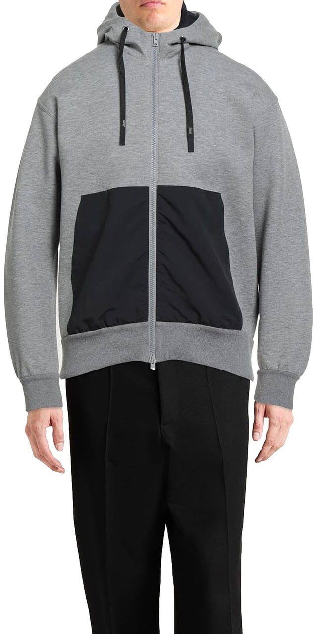 Herno Hooded Sweatshirt Grijs
