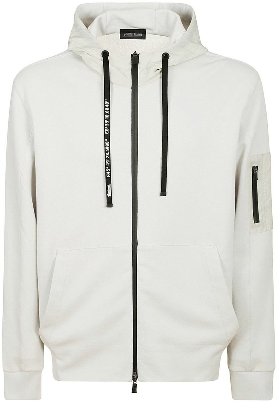 Herno Hooded Sweatshirt Grijs
