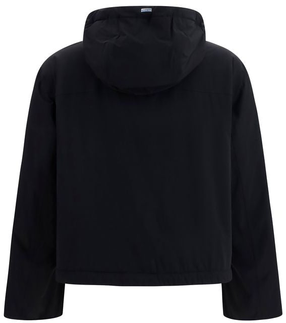 Herno Black Polyamide Shell Jacket Zwart