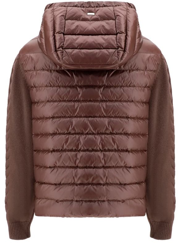 Herno Brown Polyester Full-Length Jacket Bruin