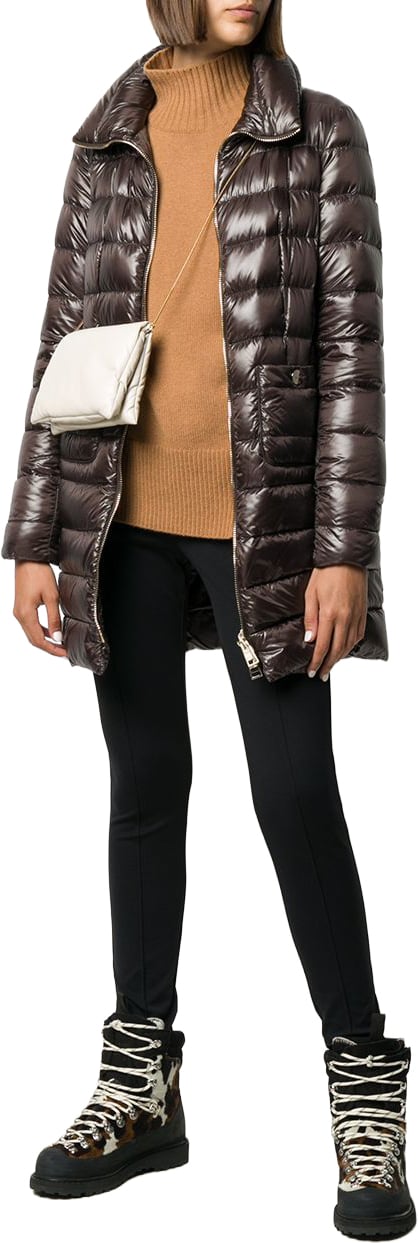 Herno Coats Brown Bruin