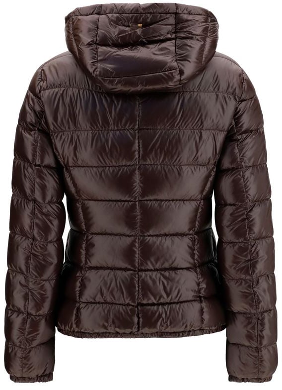 Herno Brown Polyamide Full-Length Jacket Bruin
