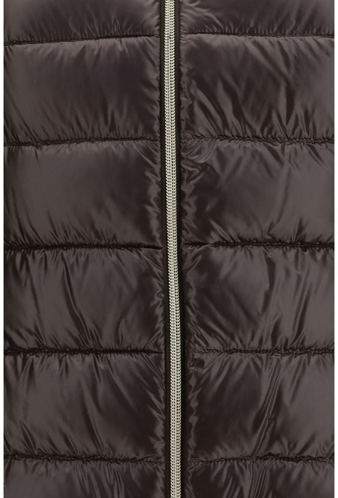 Herno Brown Polyamide Full-Length Jacket Bruin
