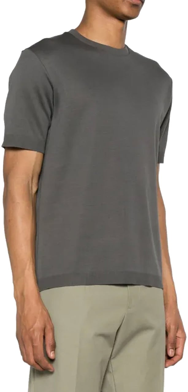 Herno Herno Silk Blend T-shirt Grijs