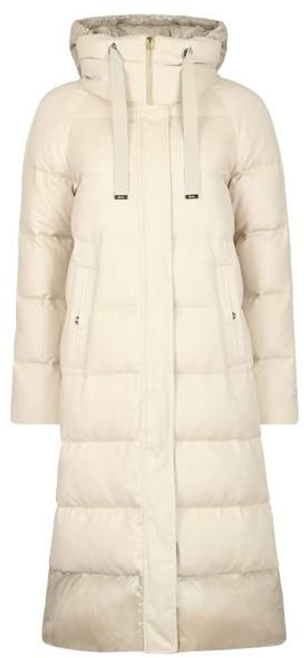 HERNO Silk And Cashmere Padded Coat Wit