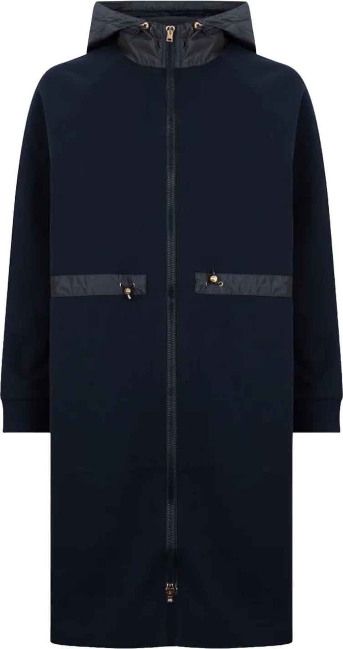 Herno Hooded Coat Blauw
