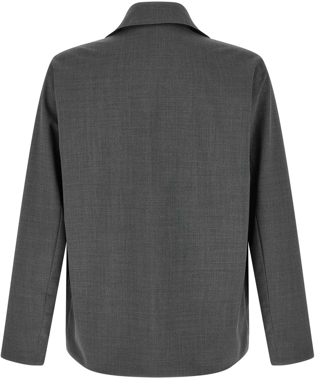Herno Gray Polyester Full-Length Jacket Grijs