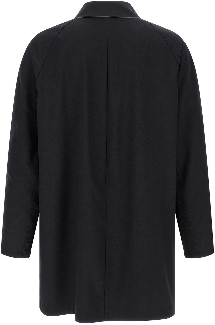 Herno Multicolor Polyester Coat Divers