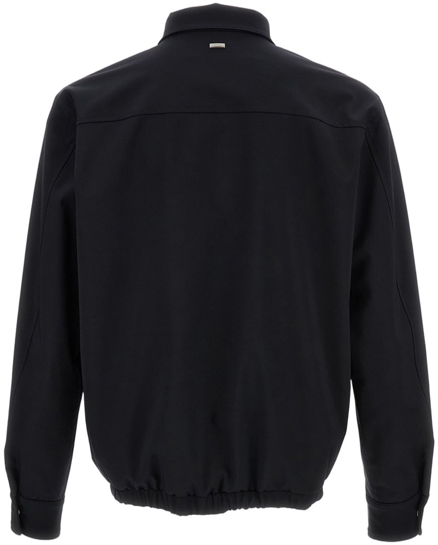Herno Lightweight Technical Fabric Jacket Zwart