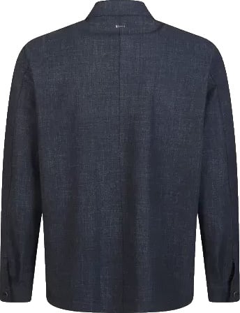Herno Blue Button Front Casual Jacket Zwart