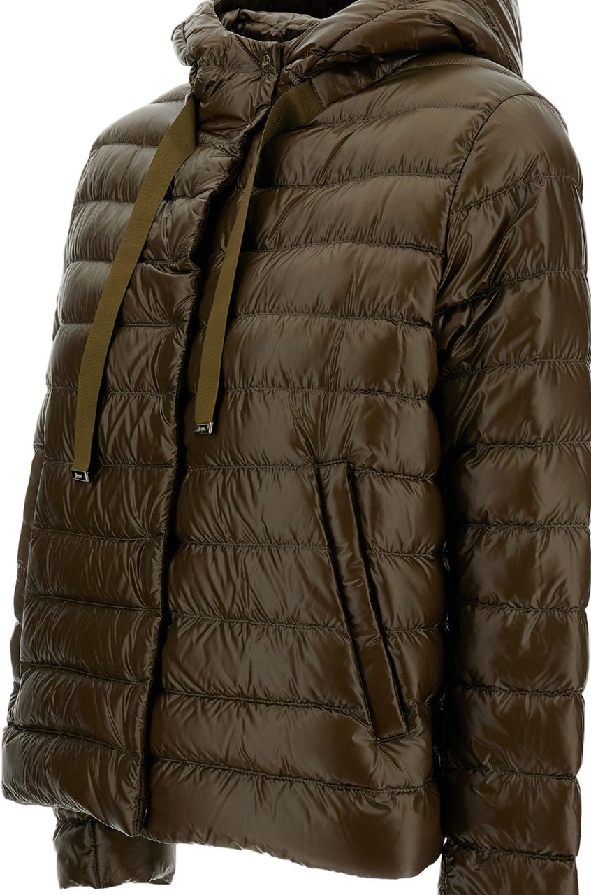 Herno Ultrlight Nylon Down Jacket Groen