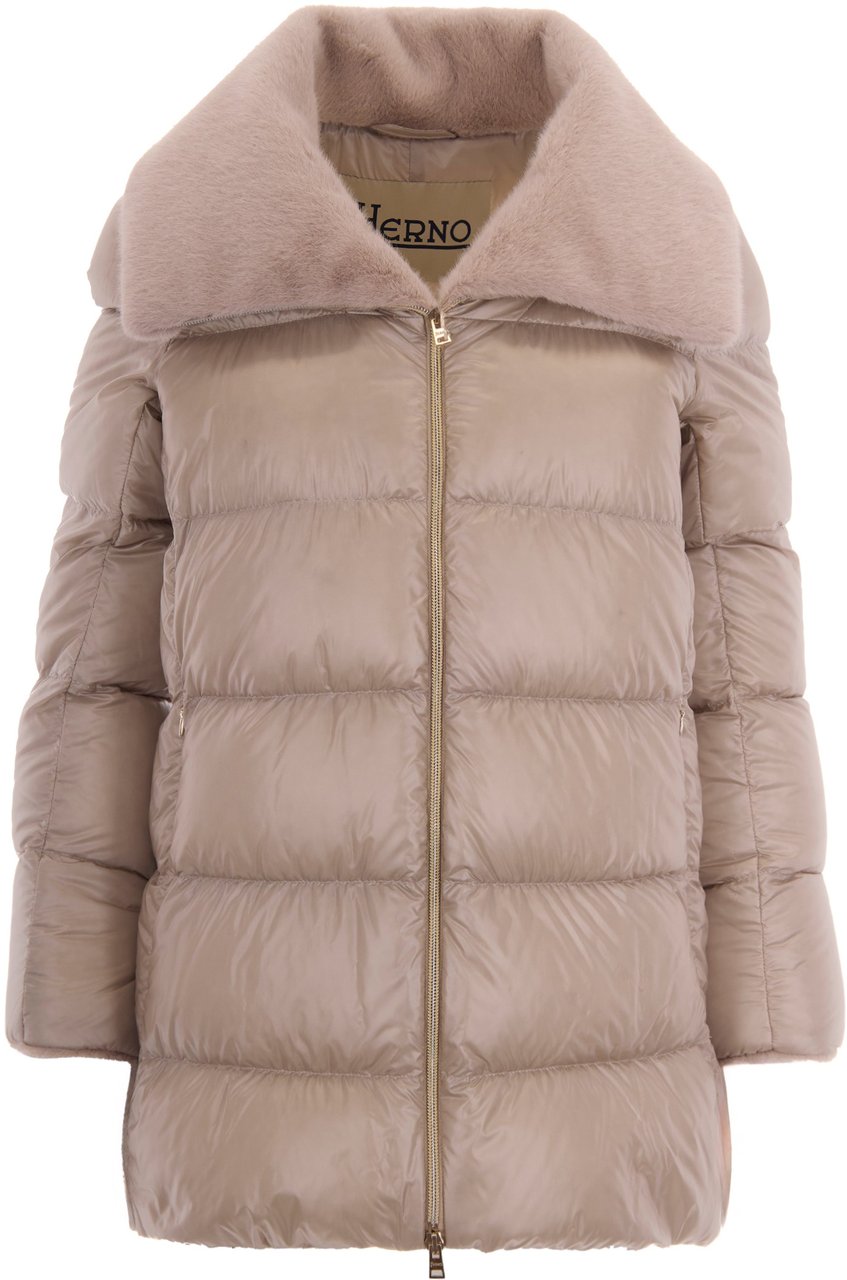 Herno Coats Chantilly Taupe