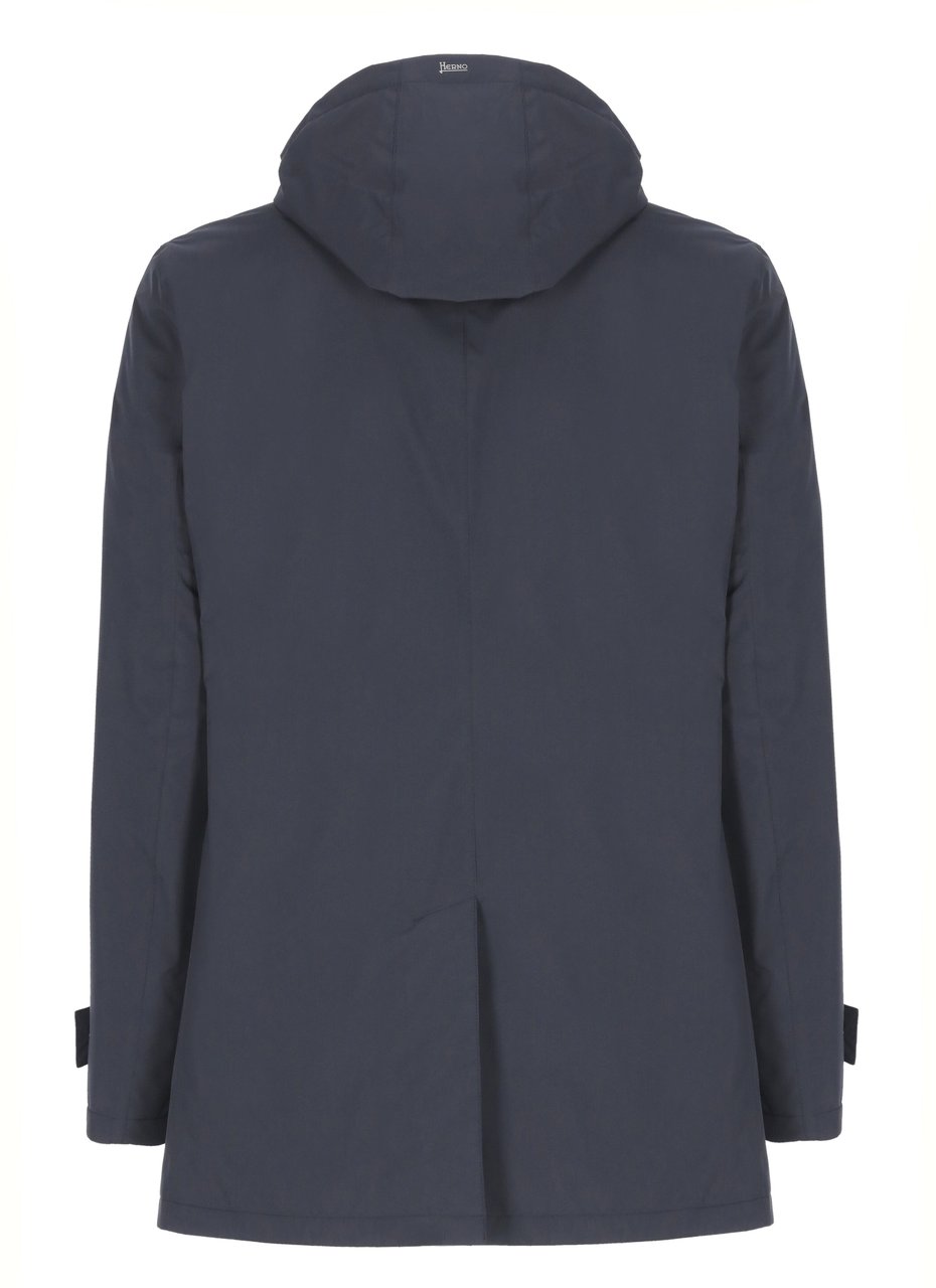 Herno Coats Blue Navy