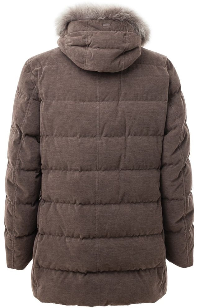 Herno Brown Cotton Bomber Bruin