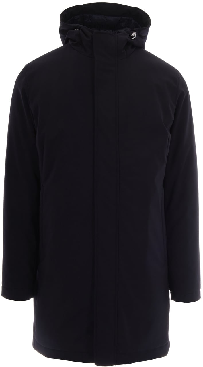 Herno Coats Blu Chiaro Navy