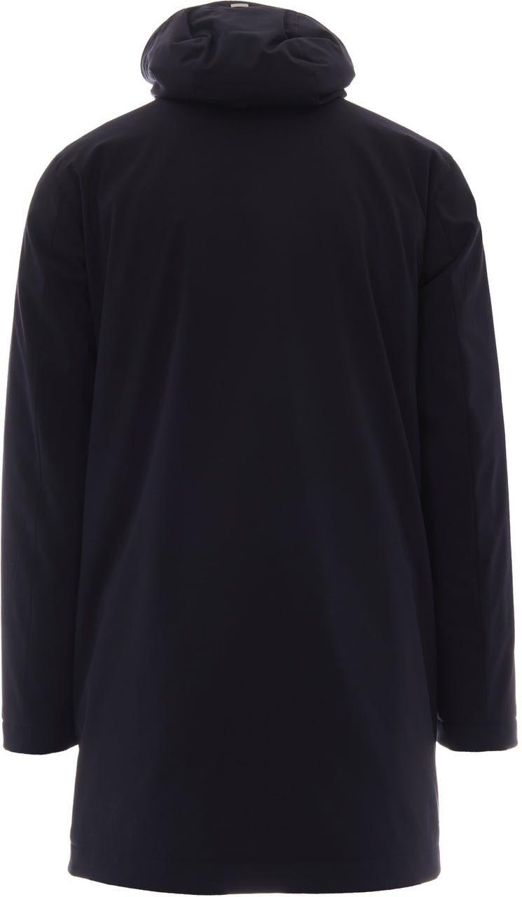 Herno Coats Blu Chiaro Navy