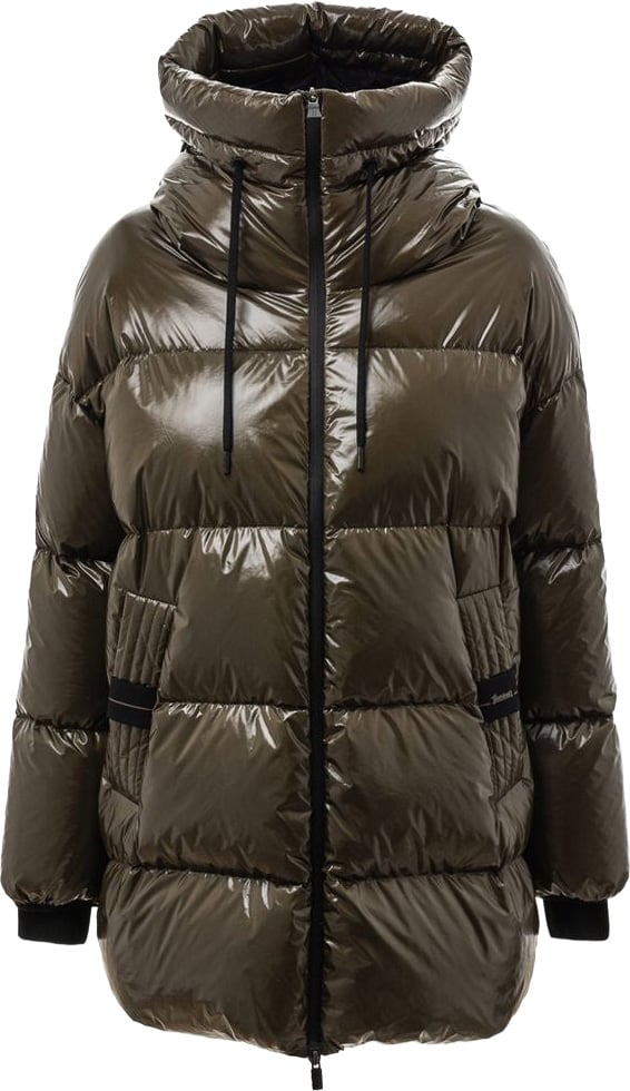 Herno Green Polyamide Parka Groen