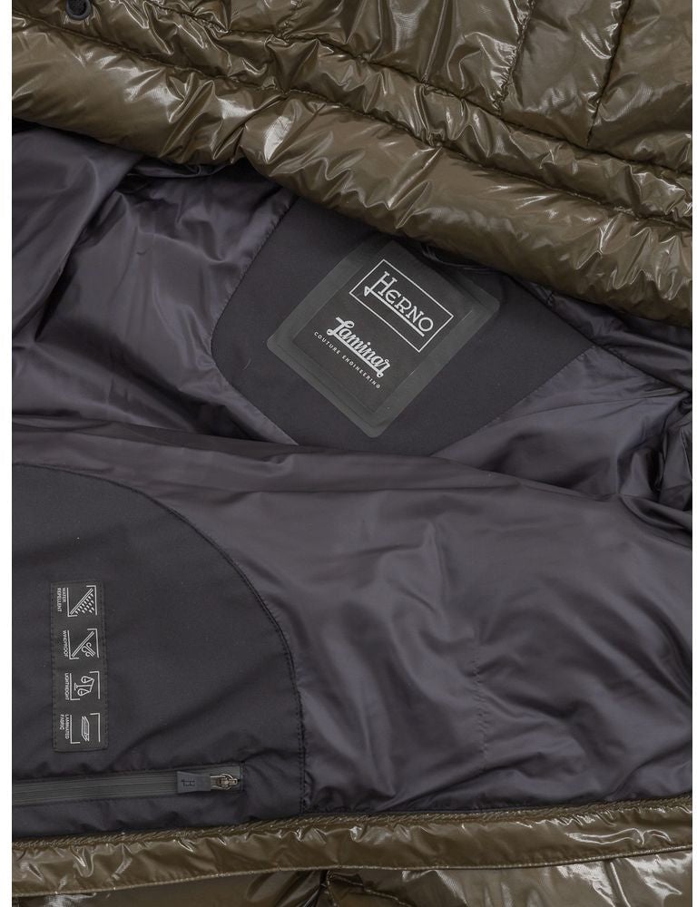 Herno Green Polyamide Parka Groen
