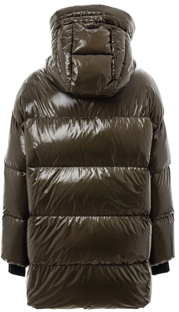 Herno Green Polyamide Parka Groen