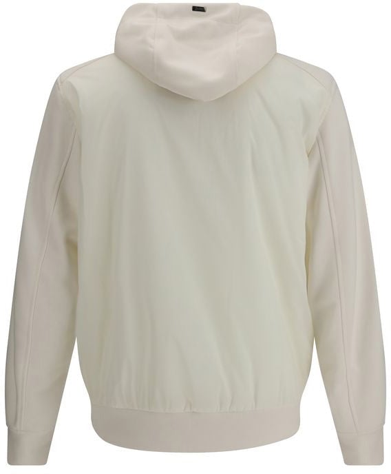 Herno White Polyamide Shell Jacket Wit