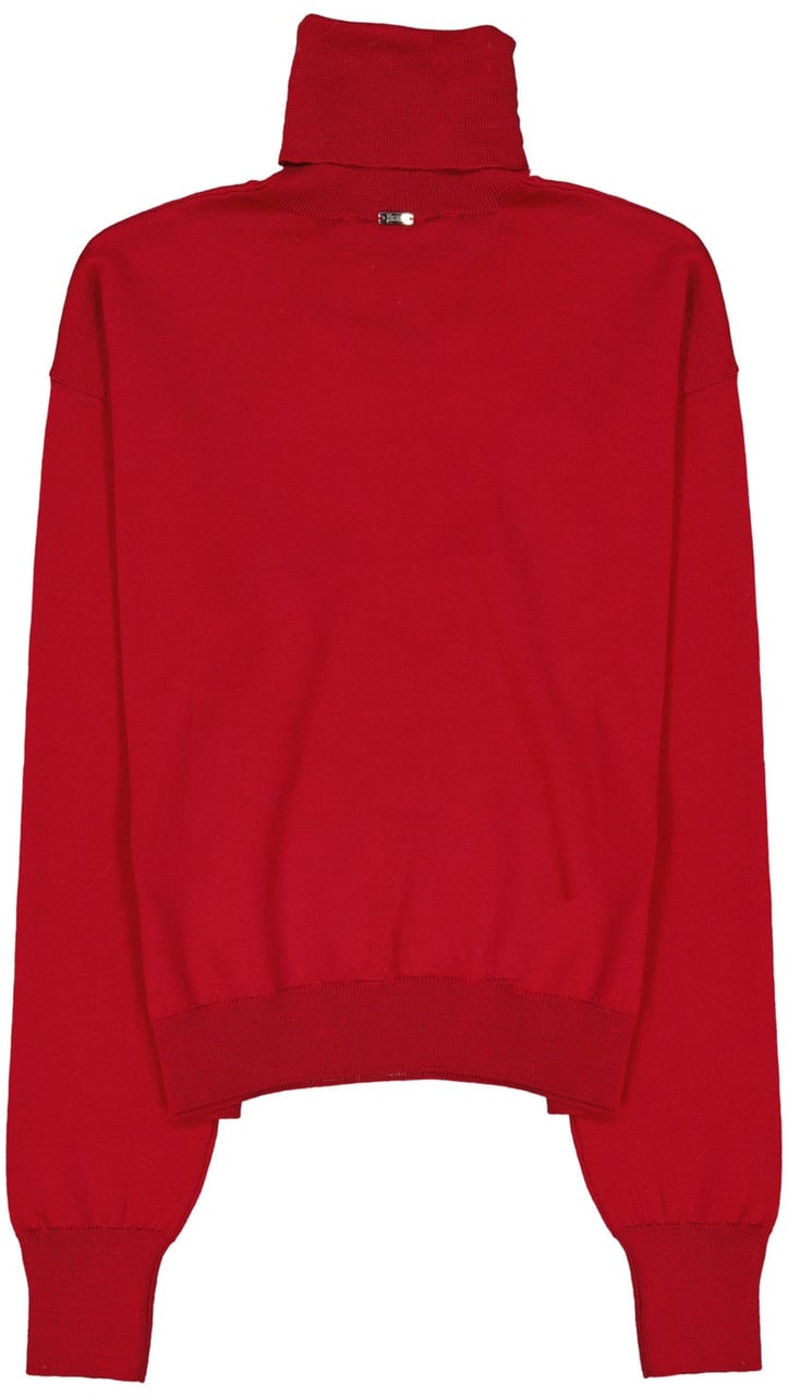 HERNO Wool Pullover Rood