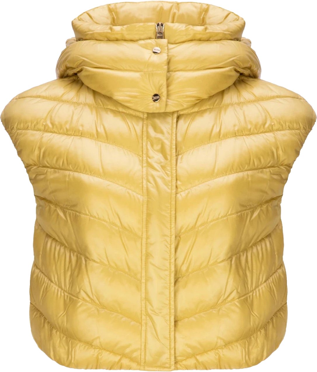 HERNO Down Vest Jacket Geel