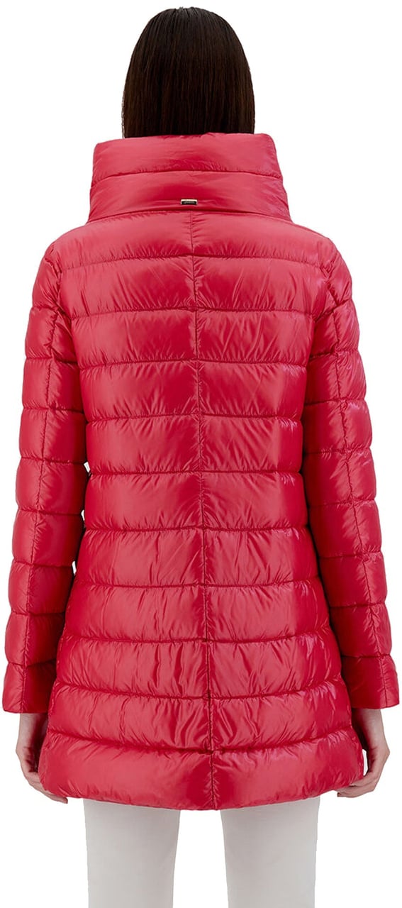 HERNO AMELIA Padded Coat Roze