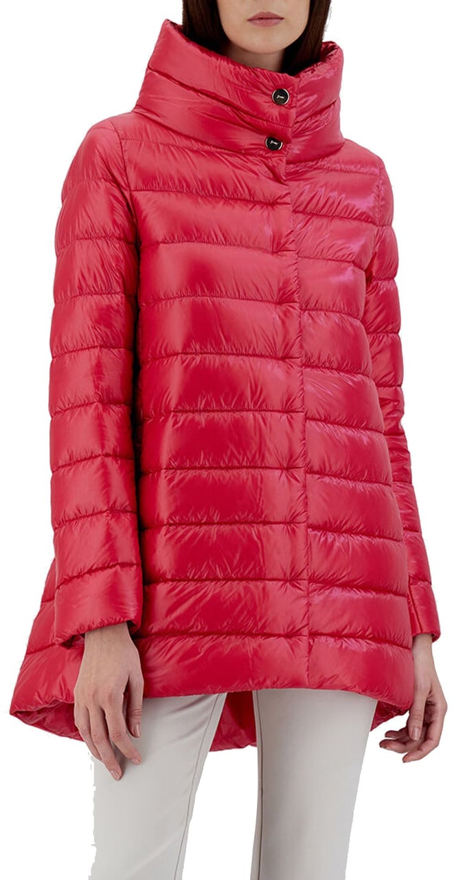 HERNO AMELIA Padded Coat Roze