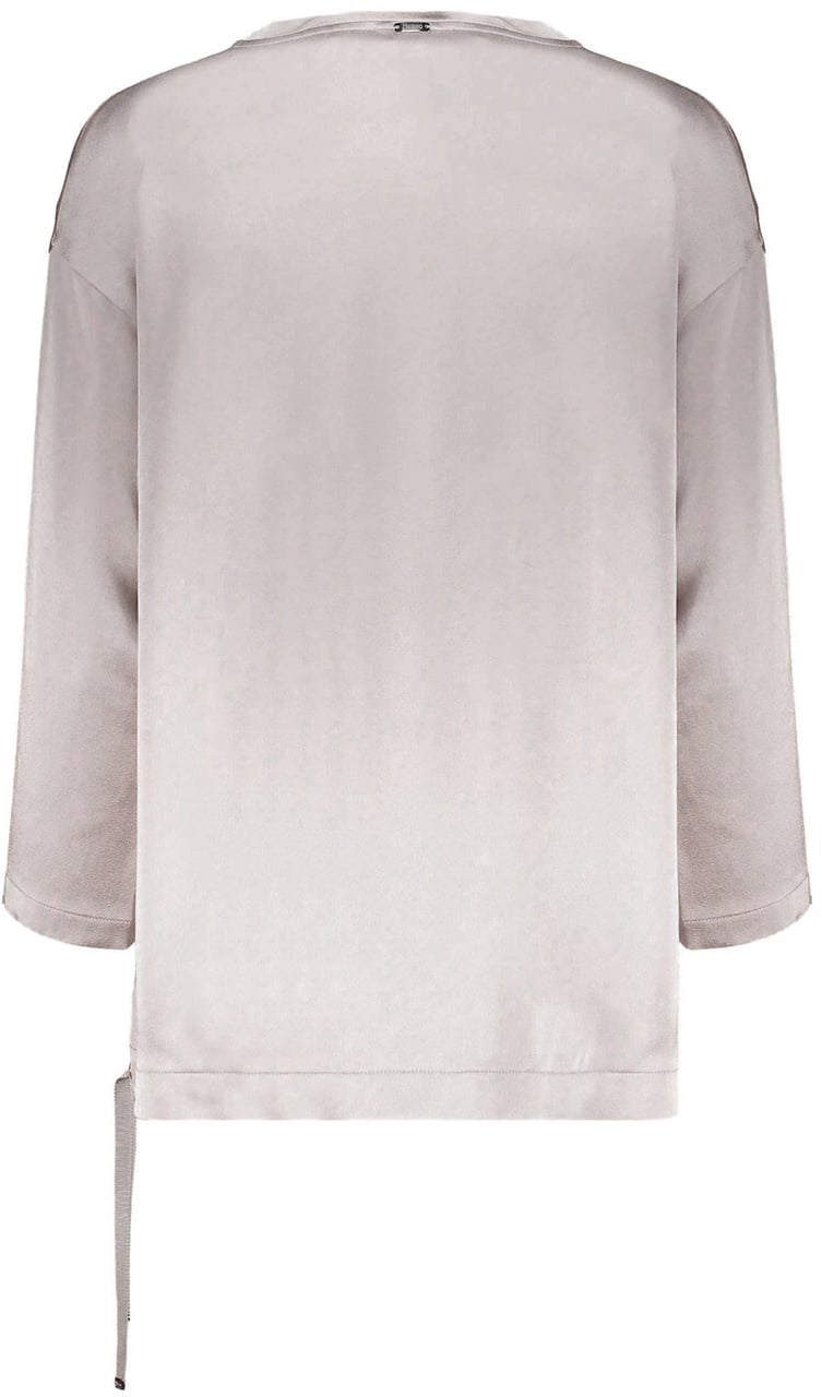 Herno long-sleeve V-neck top Grijs