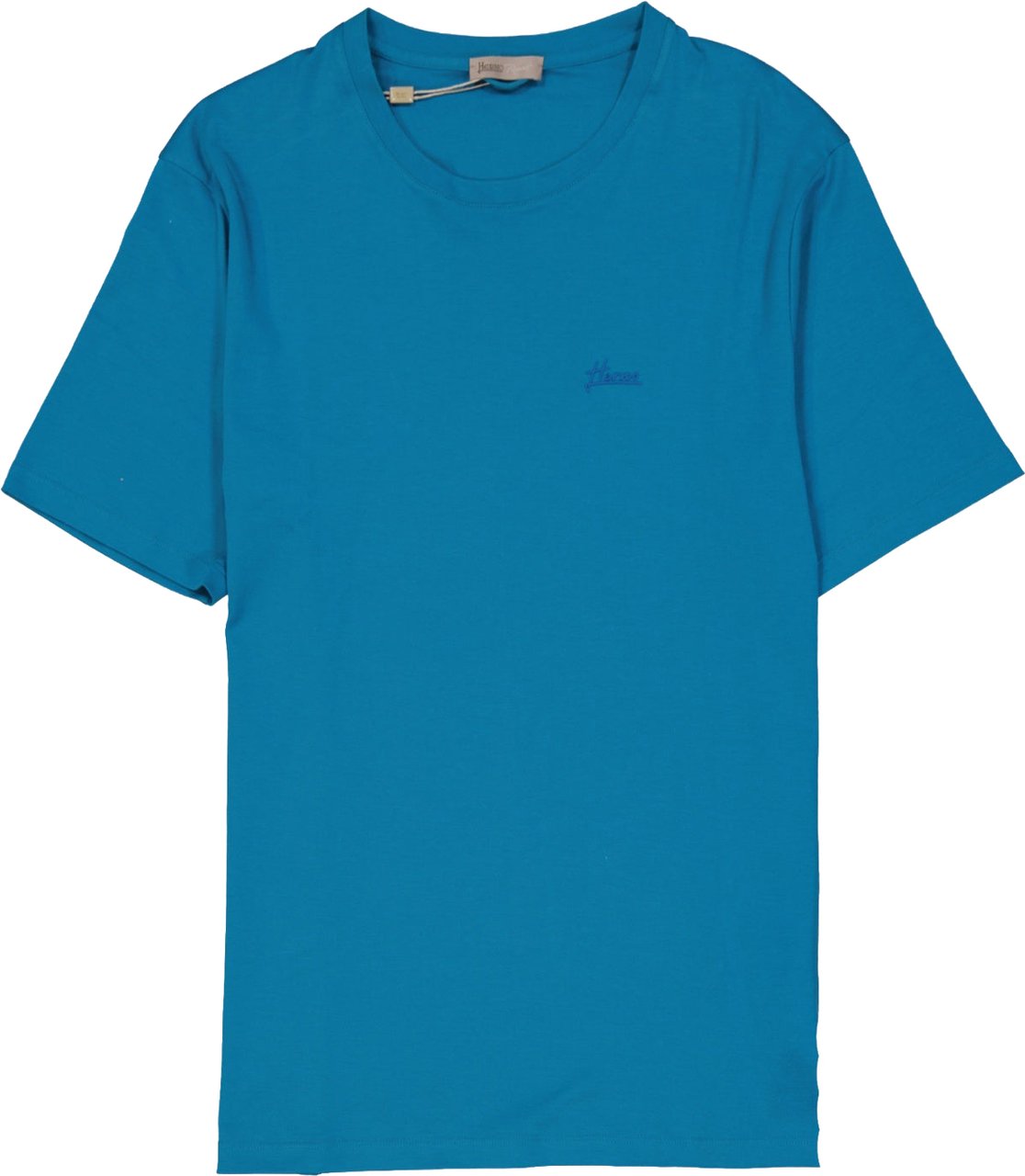 HERNO Cotton T-shirt Blauw