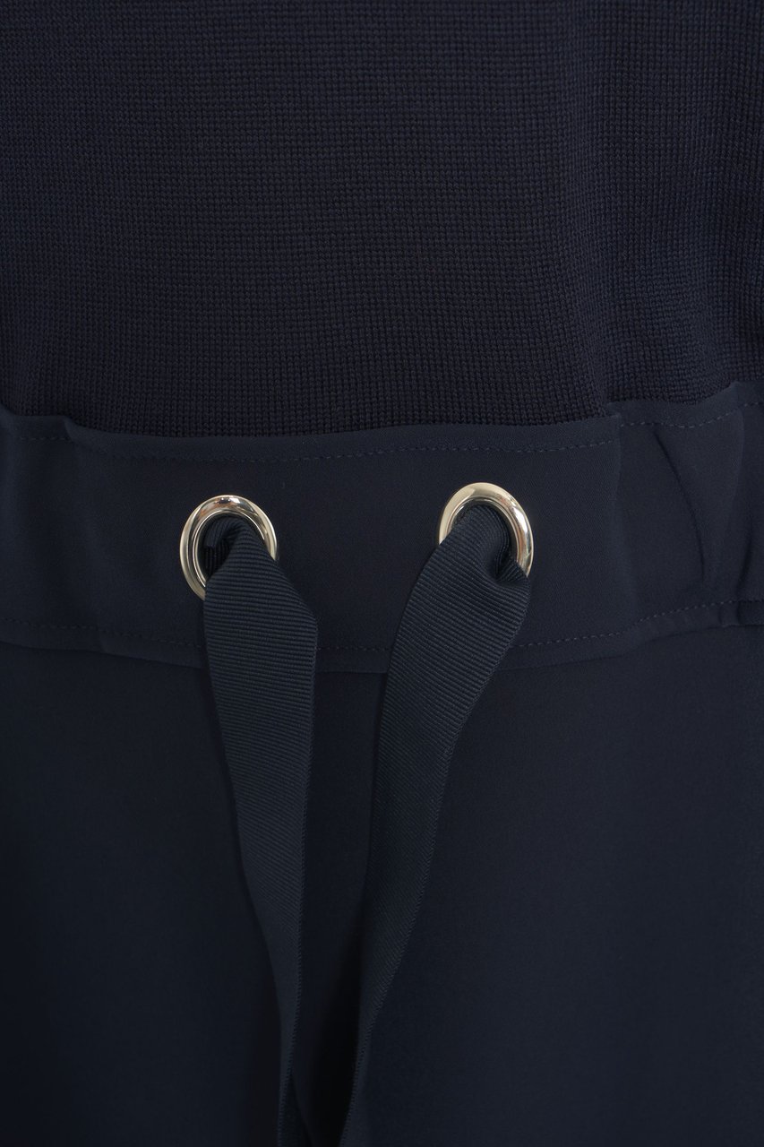Herno Abito maxi con collo alto Blauw