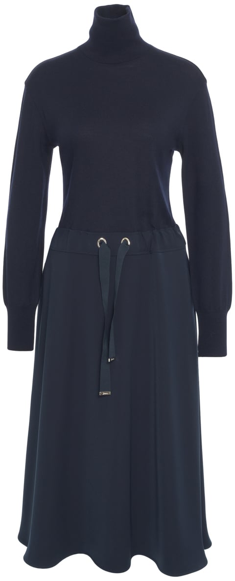 Herno Abito maxi con collo alto Blauw