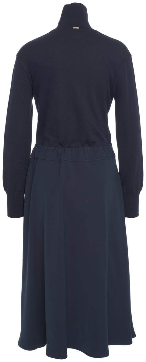 Herno Abito maxi con collo alto Blauw