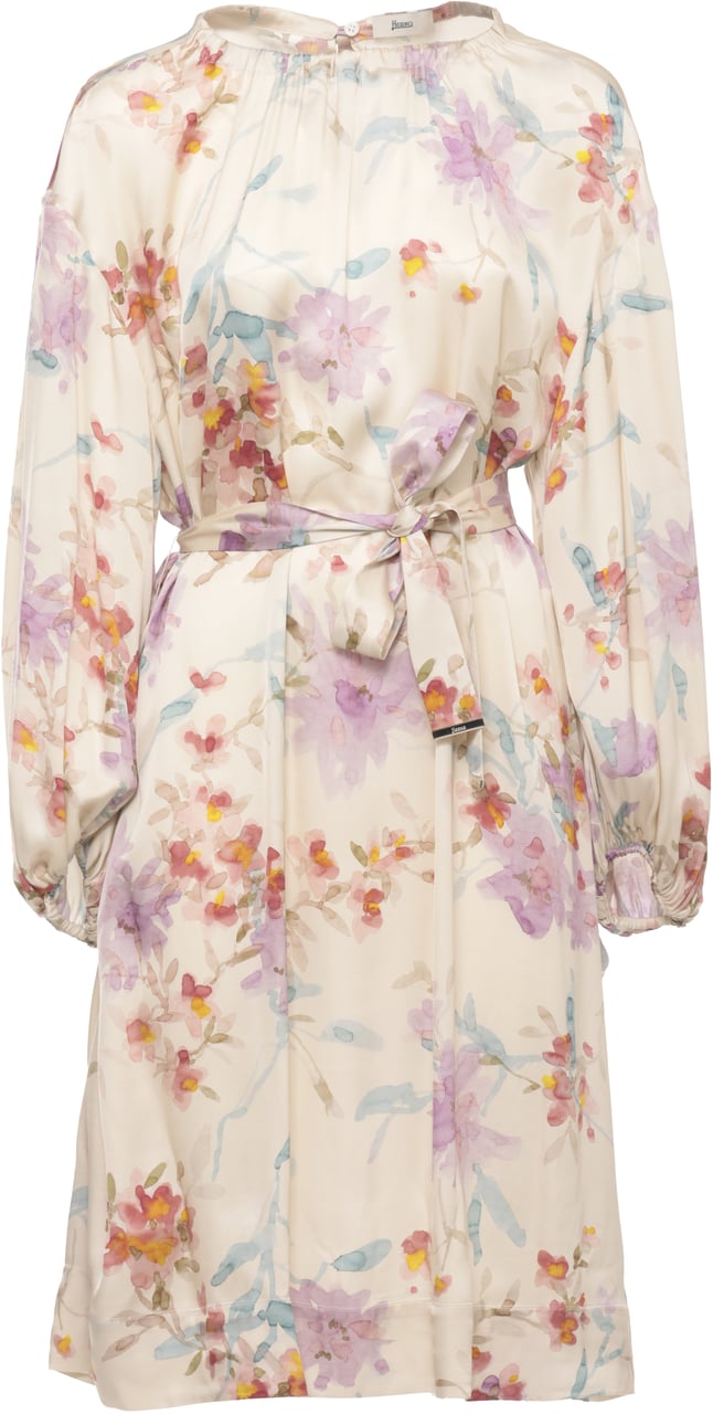 Herno Dresses Ivory Wit