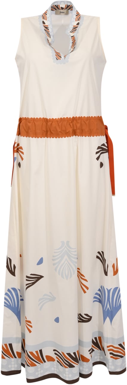 Herno Dresses Multicolour Wit