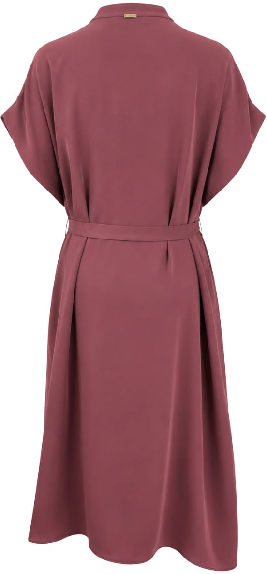 Herno Dresses Dark Pink Roze