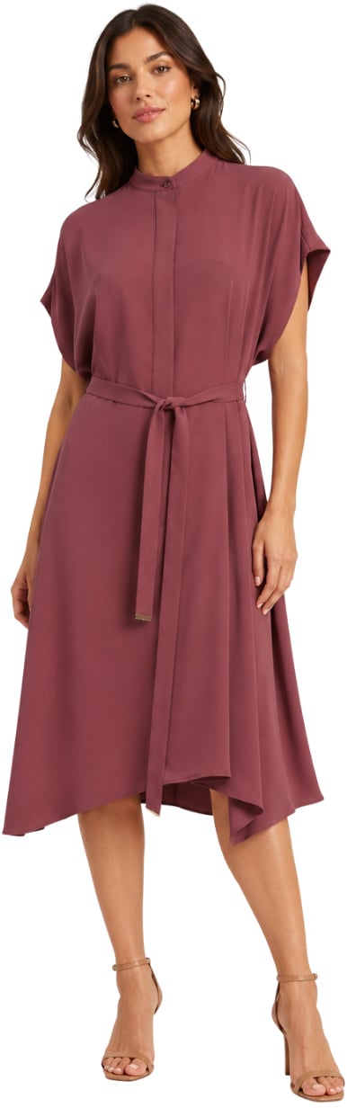 Herno Dresses Dark Pink Roze