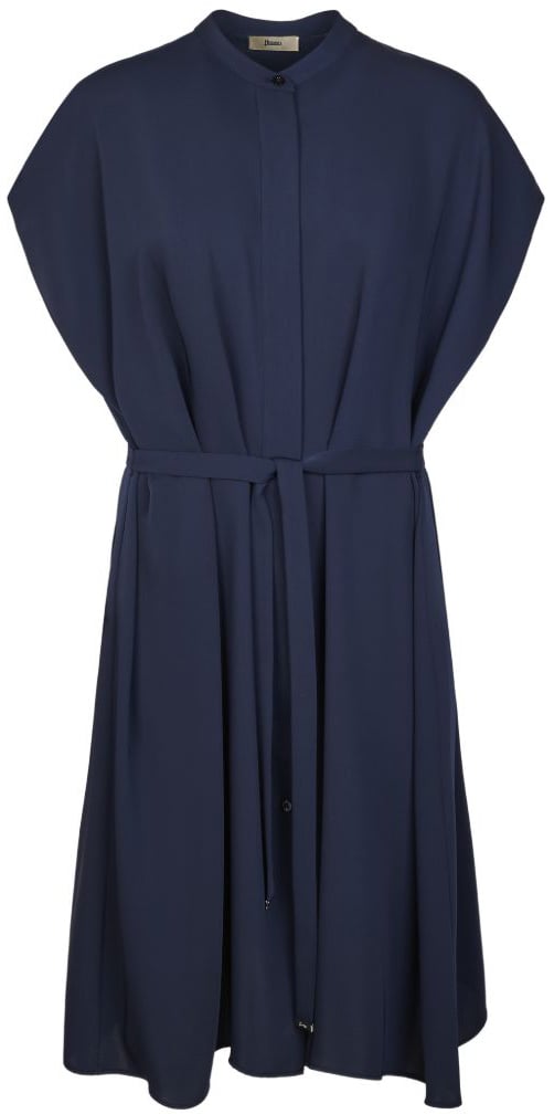 Herno Dresses Blue Navy