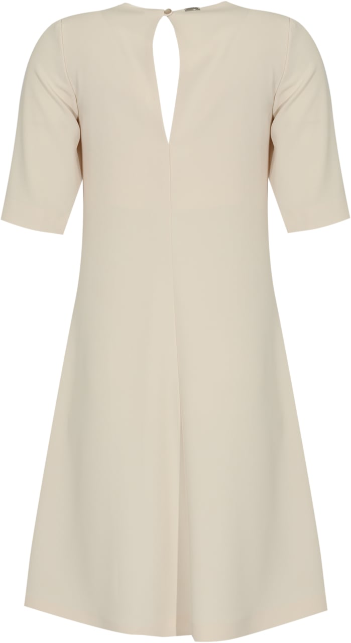 Herno Dresses Ivory Wit