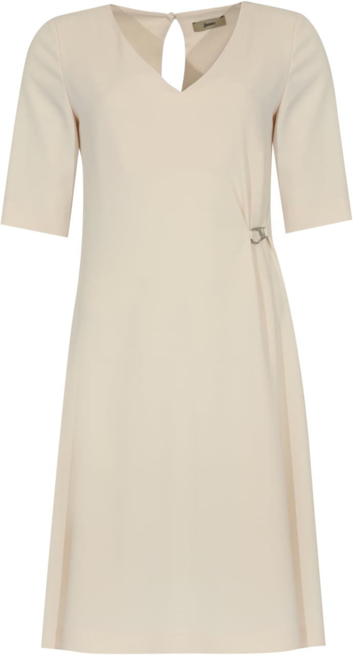 Herno Dresses Ivory Wit