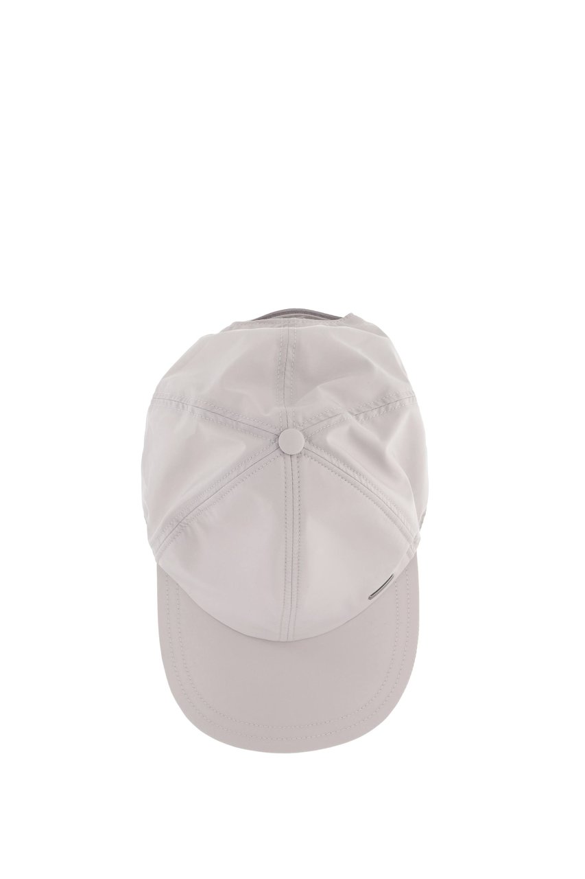 Herno Waterproof Technical Fabric Baseball Hat Wit
