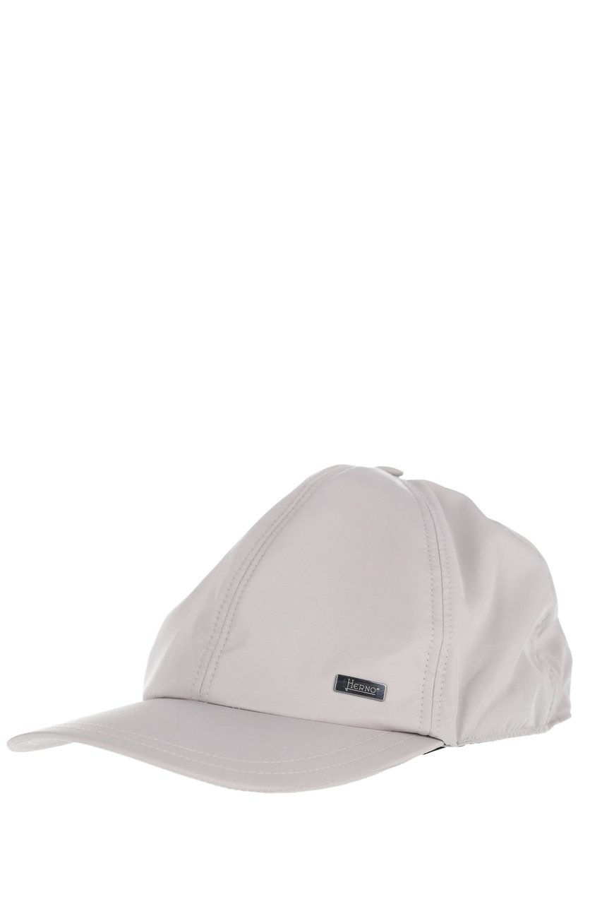 Herno Waterproof Technical Fabric Baseball Hat Wit