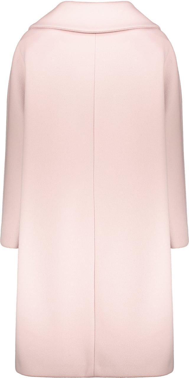 Herno Wool-cashmere blend coat Roze