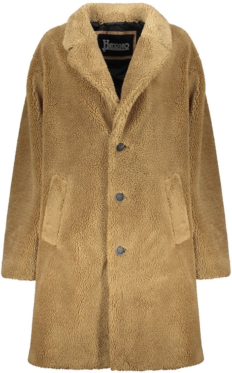 Herno HERNO Vegan Fur Coat Groen