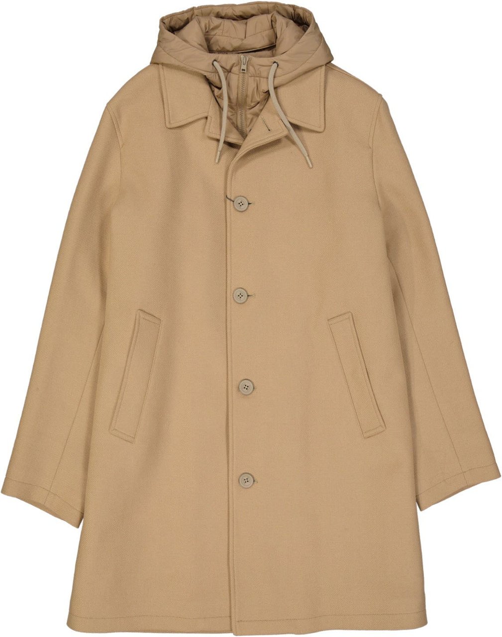 Herno HERNO Wool Coat Bruin